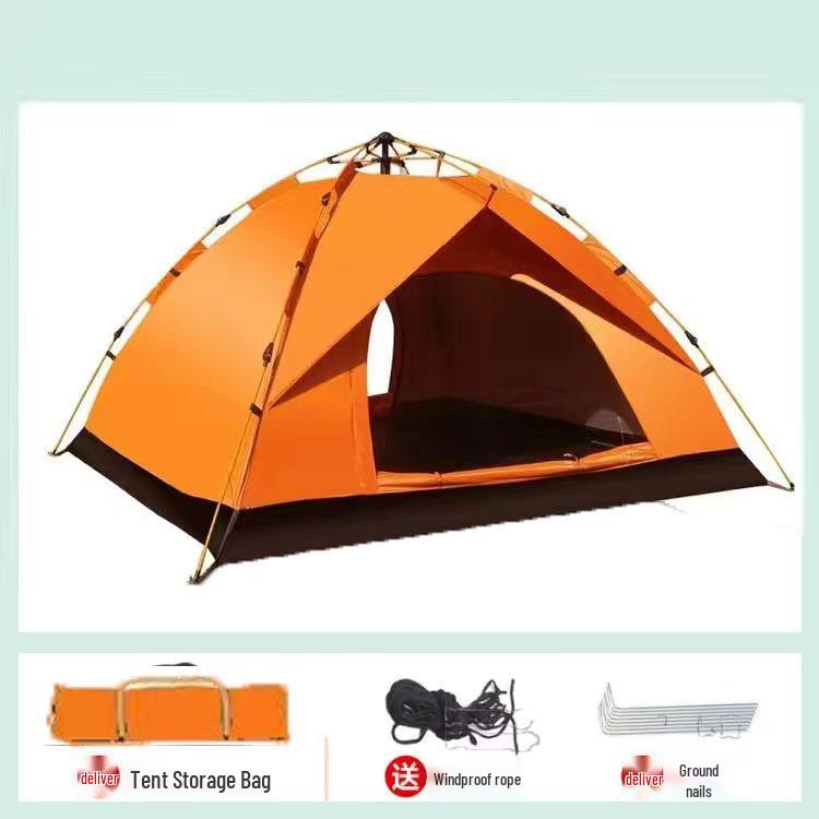 Portable Automatic 2-4 Person Family Camping Tent for Outdoors