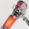 Transparent Hair Dryer  And Cold Strong Wind Powerful Blower Professional Constant Temperature With 2 Nozzle 3 Gear