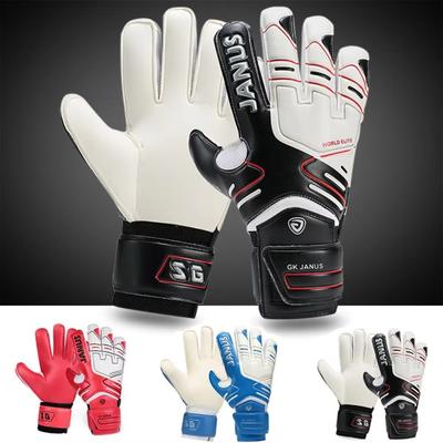 Sports Gloves Finger Protection Goalie Gloves Non-Slip Colorful Soccer Gloves Latex Durable Football Goalkeeper Gloves Outdoor