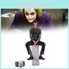 Atemberaubende Suicide Squad Joker Figur Sitzende Pose PVC Schreibtisch Display Modell Für Sammler
