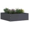 Lawn Edging Anthracite Grey 40 X 40 X 13 Cm Steel