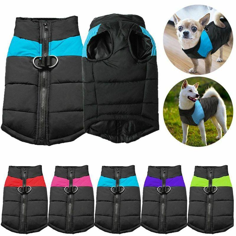 Pet Clothing Apparel Vest Winter Down Coat Jacket Dog Puppy Warm Large Clothes
