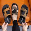 Summer men's new casual sandals men's driving breathable versatile beach shoes platform non-slip shoes