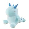 2030Cm Ultra Soft Dinosaur Doll Plush Toy Sitting Down Cotton Dino Cartoon Cute Animal Plushie Evil Corns Red Black Gift