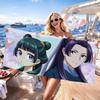 Anime the A-Apothecary D-Diaries Cute Maomao Quick Drying Beach Towels Are Suitable For Swimming Pools Camping Yoga And The Gym