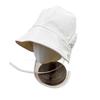 Strap Sunscreen Hat Women's Summer UV Protection Sun Hat Face Protection Neck Bucket Hat Small Face Sun Hat