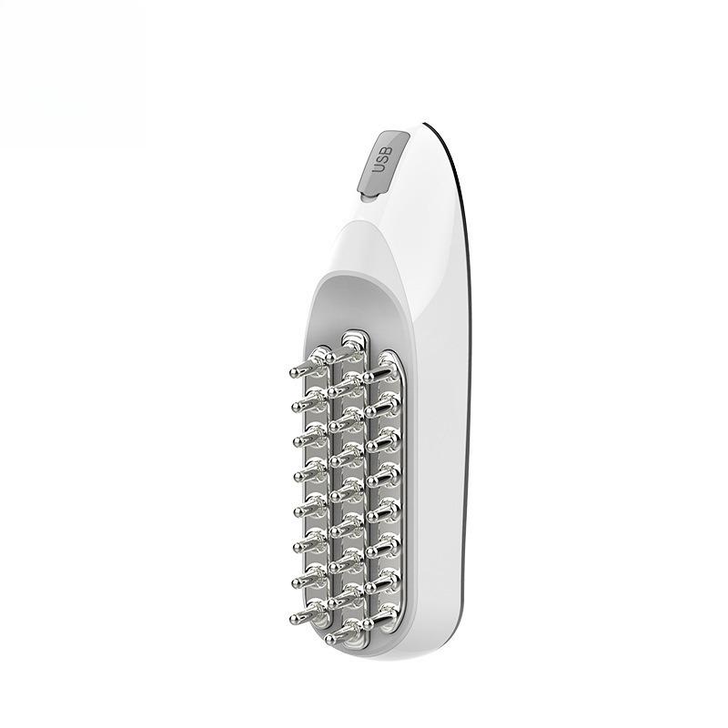 Electric Scalp Massage Comb Vibration Soothes Fatigue Micro-current Meridian Head Massage