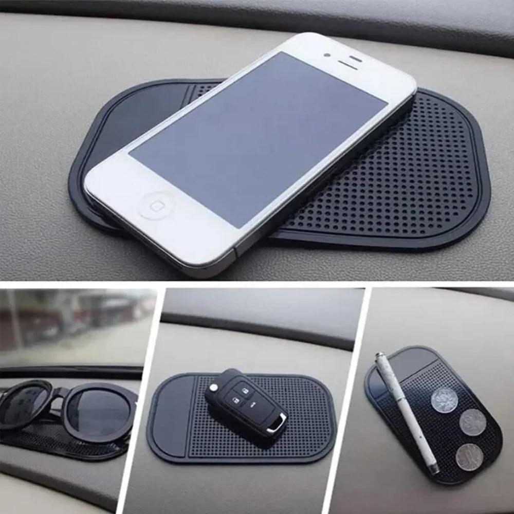 1Pc Multi-functional Dashboard Storage Sticky Mat, Magic Silicone Anti-slip Design, For Car Phone Glasses Holder