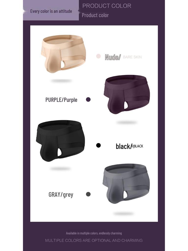 Men's Ultra-Thin Breathable Ice Silk Triangle Underwear - 2025 New, Comfortable Summer Wear