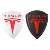 Tesla Model X S Y 3 Logo Metal Shield Car Decal Car Badge Tail Badge Decorative Sticker Fender Emblem