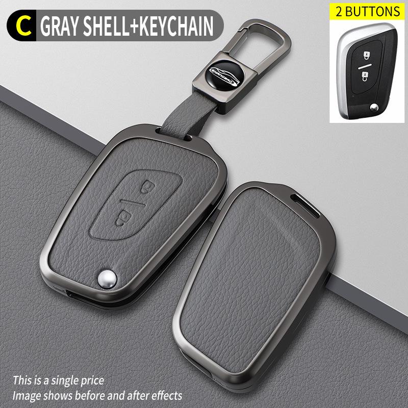 2023 Foton Aoling Suyun Pro Leather Key Cover for Men & Women, Oumake S1 Remote Control Holder with Buckle
