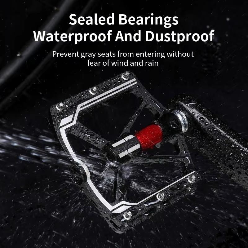 Aluminum Alloy 3 Bearing Bicycle Pedals Widen Anti-slip Cycling Road/MTB Bike Pedals