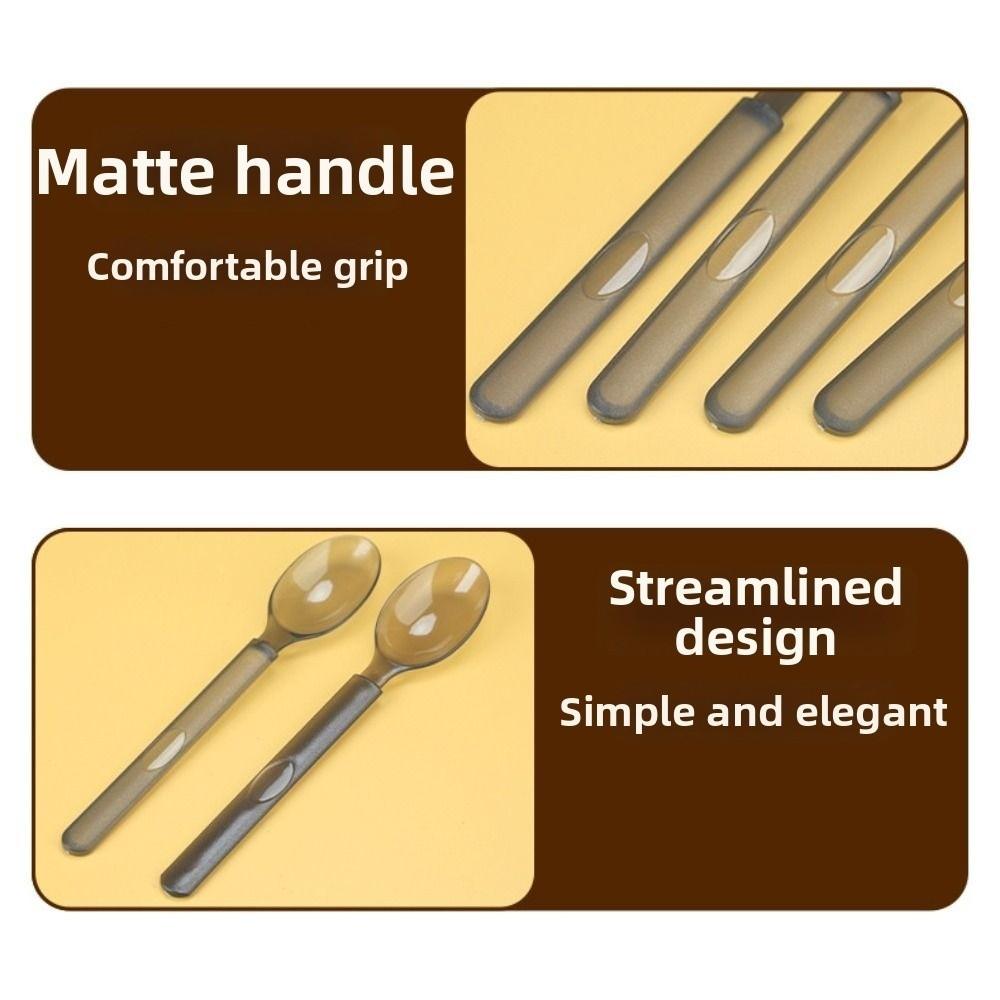 100Pcs Eco-Friendly Ice Cream Spoons Individually Packaged Dessert Cake Scoop  Tableware