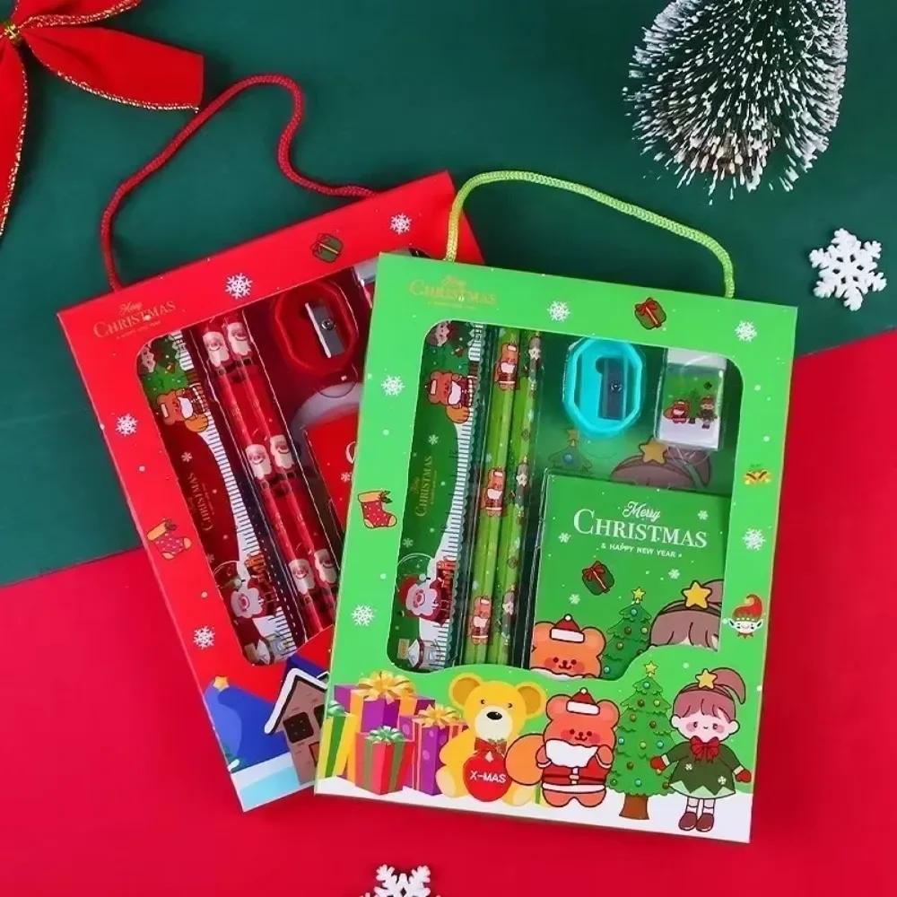 Das Studien-Set Geschenk Vom Weihnachtsmann Stift Schreibwaren-Set Kinder Schüler Bürobedarf Kawaii Preis Geburtstag Neujahr
