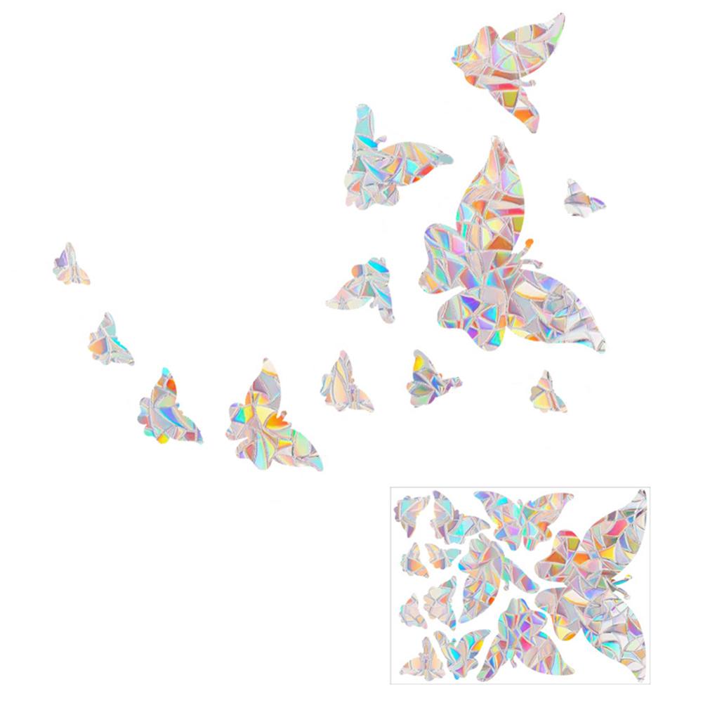 

3D Butterfly Stickers Rainbow Window Decals Sun Catcher Wall Decor