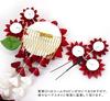 set of hair large and perfect for Kanzashi flower hair one size fits Two-piece tsumami-zaiku ornaments, small, coming-of-age ceremonies. accessories,