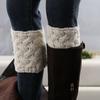 Fashion Cute Crochet Knit Leggings Knee High Boot Socks Leg Warmers