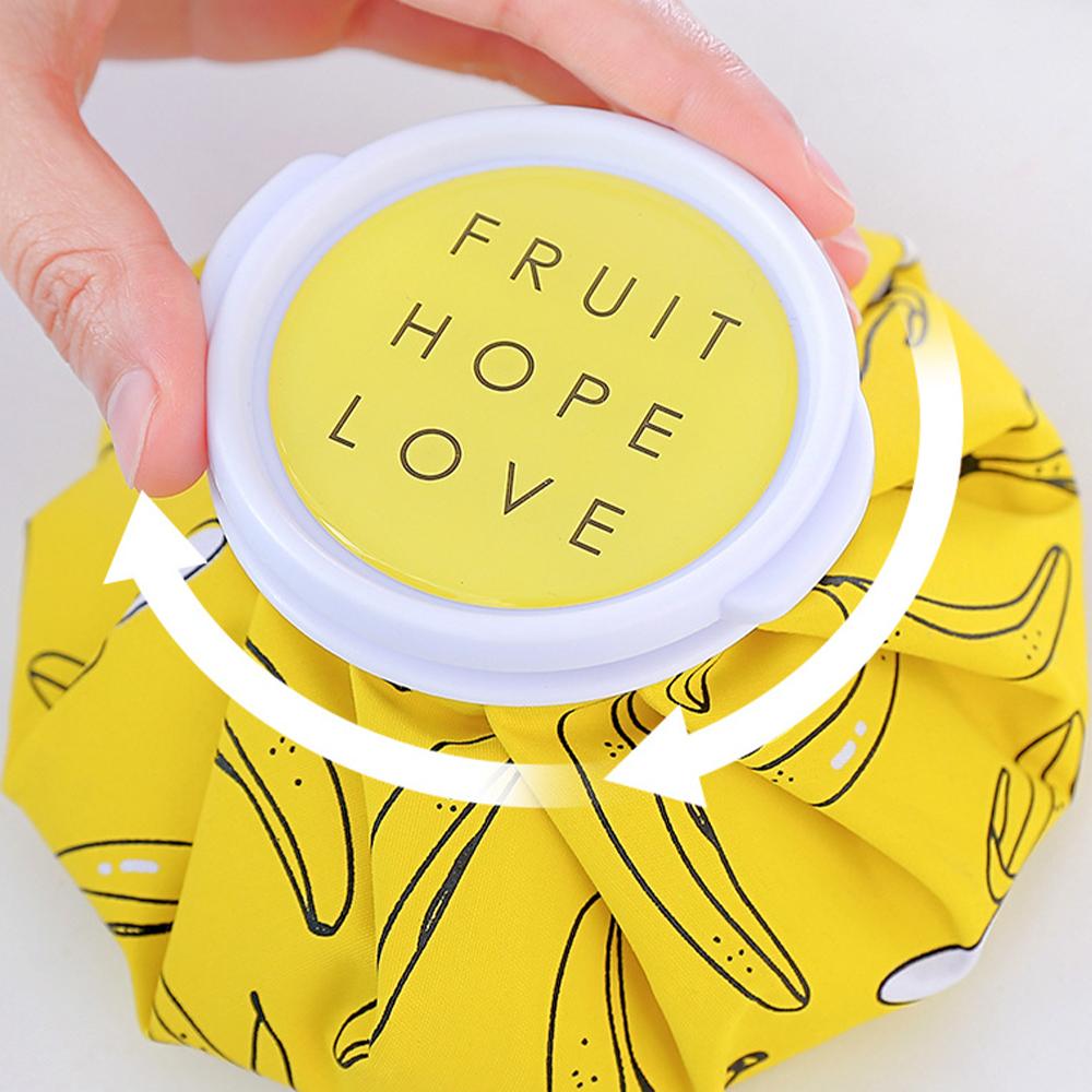 Cloth Ice Pack Pain Relief Folding Ice Pack Cartoon Reusable Leakproof Hot Water Bag Cold and Hot Compress Physiotherapy Bag