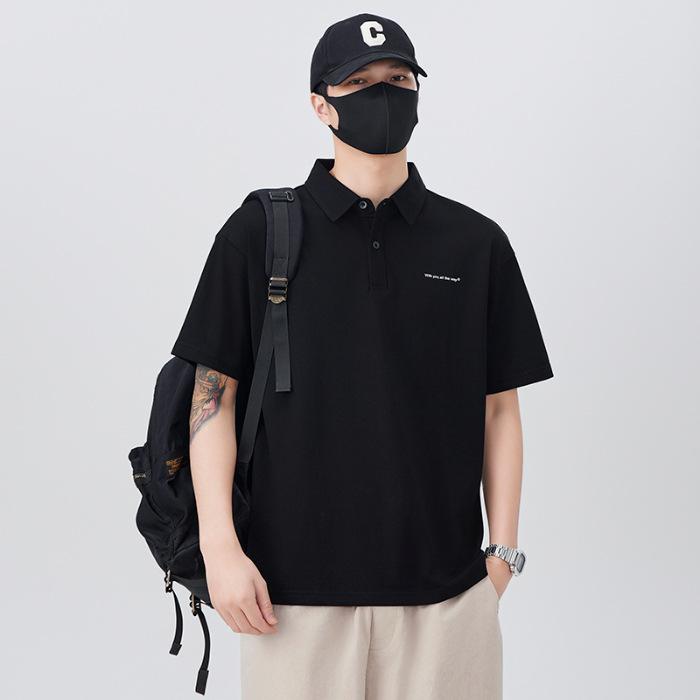 New Summer Thin Short Top Loose Lapel Short Sleeve POLO Shirt