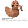 Yousheng Mammoth Duck Figurine, 3D Printed Duck Ornament, Funny Mammoth Duck Statue, Novelty Desktop Decoration for Home Table