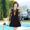 Spring Fashion Long-Sleeved T-shirt for Middle-aged and Elderly Women