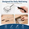 Stainless Steel Back Scratcher Telescopic Head Massager Durable Body Scratcher  Personal Care