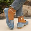 Womens Shoes Breathable Denim Canvas Shoe Fashion Casual Flat Shoes Comfort Driving Shoes for Women Slip-On Loafers Oxford Flats