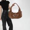 PU Large Capacity Shoulder Bag Women 2026 New Rivet Design Versatile Casual Crossbody Bags Vintage Commute Tote Handbags