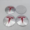 SGJPH1 19+1pcs 56mm 60mm 65mm For Tesla Model 3 Model Y Car emblem Wheel hub Center Cap Badge covers Decals Styling accessories