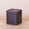 Storage Bin with Lid Dustproof Iron Mini Sturdy Loose Tea Bucket Household Supplies
