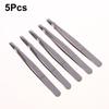 Multi-Functional Stainless Steel Tweezers 5/3Pcs for Eyebrow Plucking & Beard Grooming