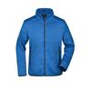 James and Nicholson Mens Knitted Fleece Jacket