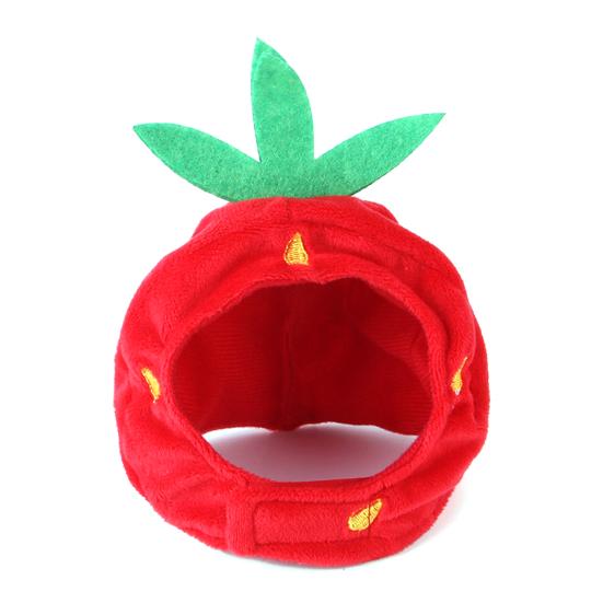 

Yousheng Pet Hat Large Strawberry Appearance Dress-up Adjustable Cute Pet Cats Puppy Cosplay Cap for Strawberry