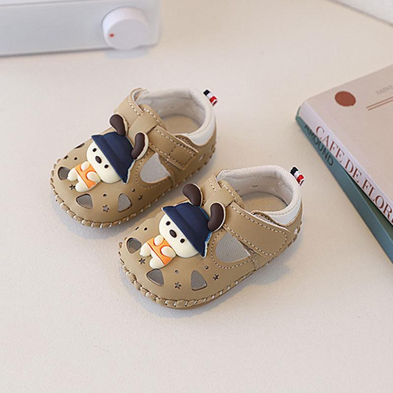 Baby Toddler Summer Shoes With Breathable Synthetic Leather And Non Slip Soles For Early Walkers