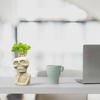 DIY Halloween Skull Man Flower Pot Storage Box Mold for Succulent Plant Decor
