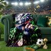 Dark Anime Ninja Character Blanket Lightweight Ideal Bedding Blanket Perfect for Travel, Camping, Living Rooms, Offices, Sofas, Fan Christmas Gift