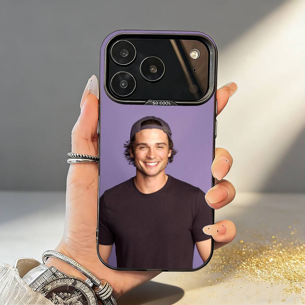 Actor T-Tom Welling Phone Case For iPhone17,16,15,14,13,12,11,Pro,MAX White Matte Shockproof Cover