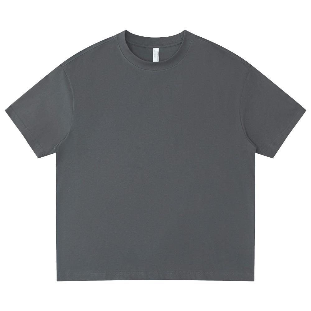 LVLV American Brand Trendy 275g Pure Cotton Loose T-shirt and Sports Shorts Set for Men, Women, and Kids.