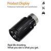 Compatible with BMW 1, 2, 3, 5, 6 Series: MP Style Carbon Fiber Exhaust Tailpipe Modification.