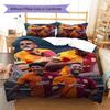 Football Players Celebration Stadium Print Duvet Cover Set, 3Pcs Sports Bedding Set with 2 Pillowcases for Bedroom Decor