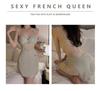 DZ Satin Lace Butterfly Decor Padded Underwire Backless Sexy Nightgown Robe Set 2044