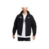 Therma-Fit Life Series Letter Logo Outdoor Work Comfort Zip-Up Hooded Jacket Men Jacket Black HV1738-010