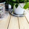 Plastic Flower Pot Tray With Pet Material And Dustproof Design For Garden And Home Use