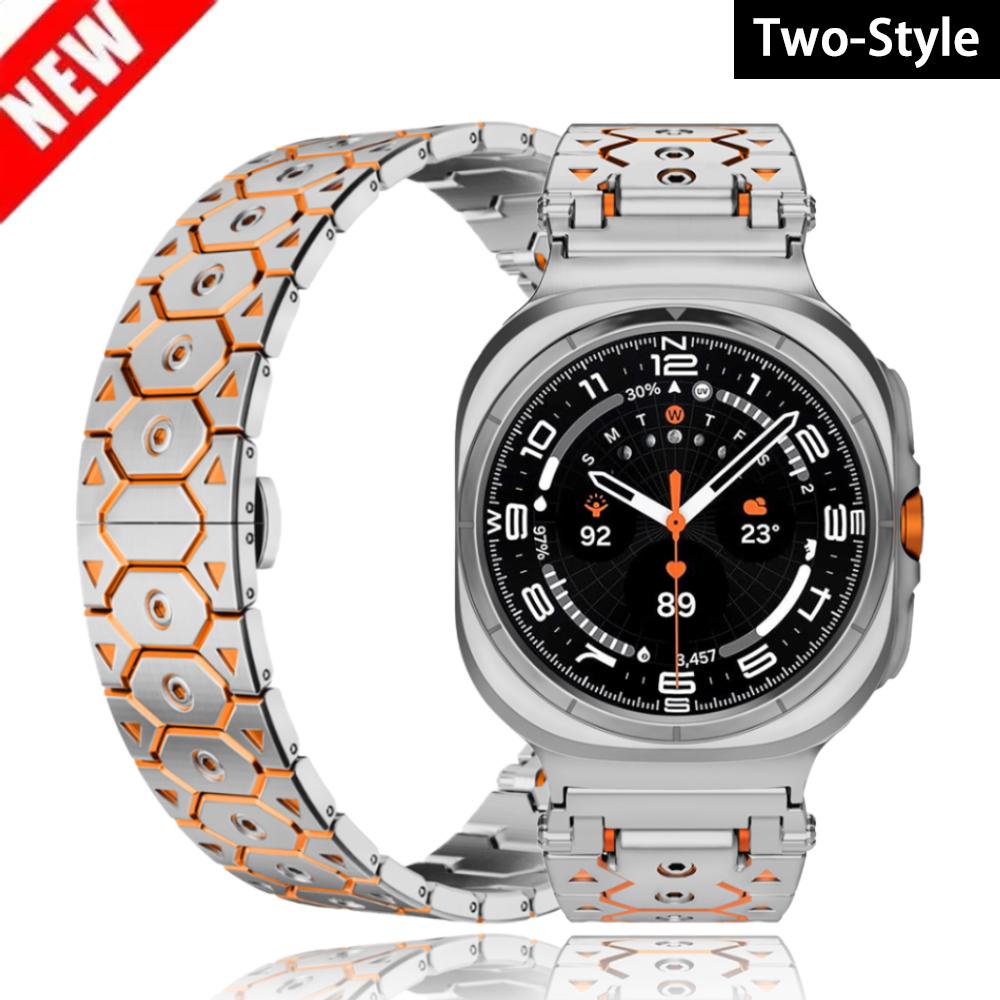Metallarmband für Samsung Galaxy Watch Ultra 47mm Zubehör Edelstahl-Uhrenarmband für Galaxy Ultra 47mm Correa Armband