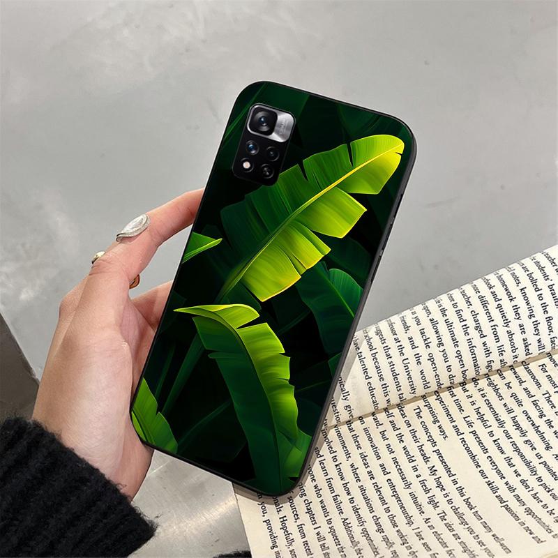 Tropical Palm Tree Leaves Carcasa Funda Phone Case For Xiaomi Redmi note 14 ProPlus 14 13 12 11 10 Pro 14S 12S 11S Redmi 14C 13C