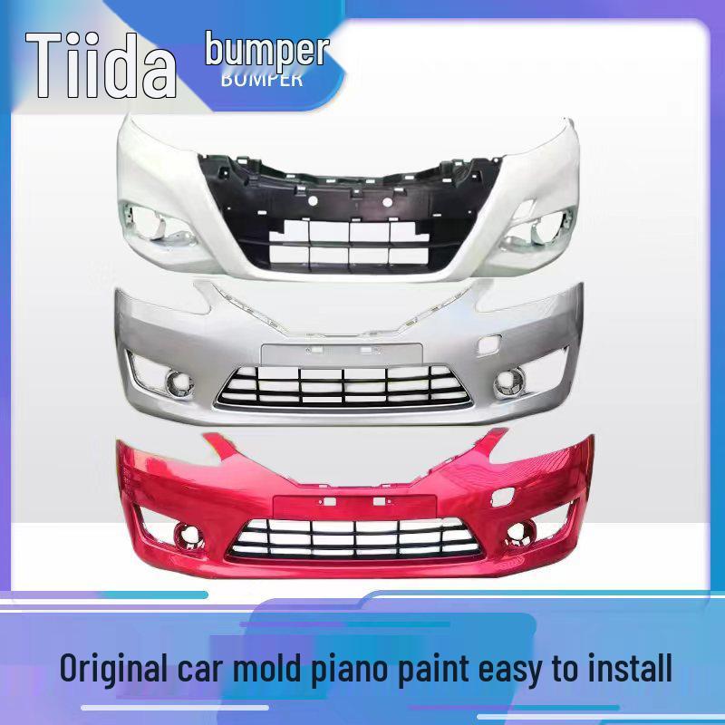 

Совместимые передние и задние бамперы для Nissan Tiida (Модели 2011-2018 годов) 11-15 Passion Red Front Bumper