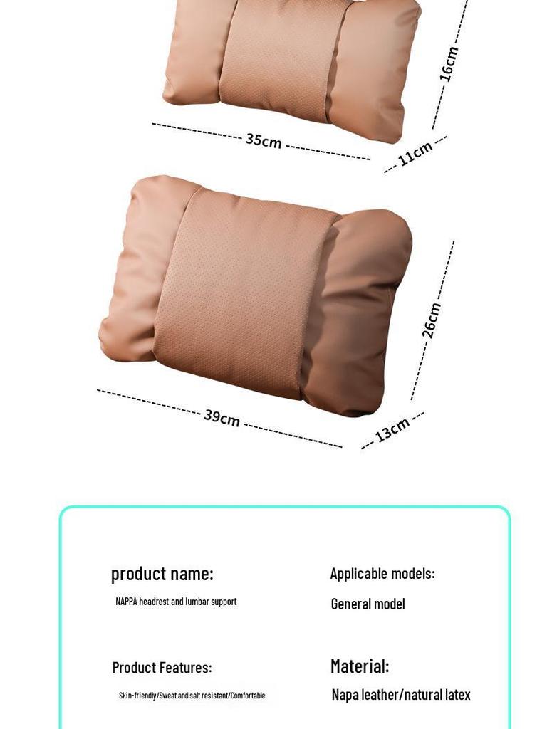 Adjustable Lumbar and Neck Support for ZEEKR LS6 and LS7 Car Seats