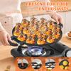 Octopus Ball Maker 7/12/16/19 Hole Takoyaki Pan Maker Aluminum Alloy Nonstick Grill Pan Cooking Cake Pan Kitchen Cookware Tools