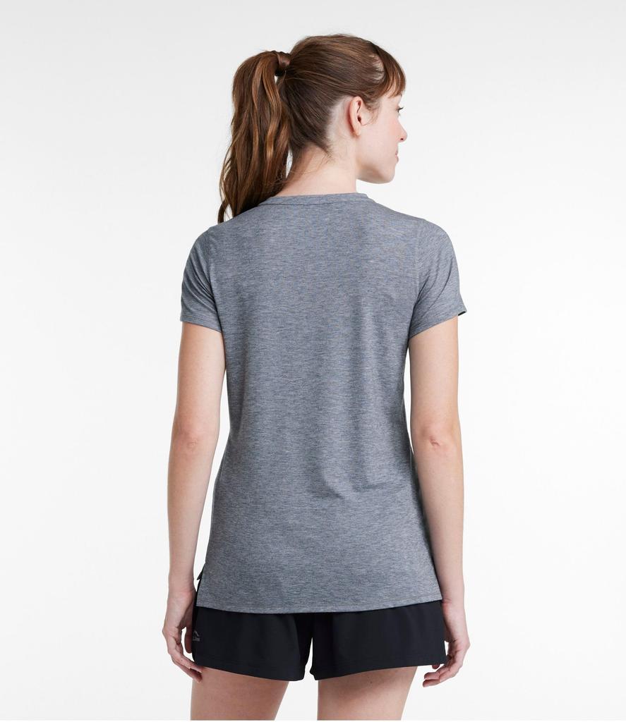 LL Bean Everyday Sunsmart Short Sleeve US Size Rose Shadow Katahdin 1000216974 Women's Tee, Graphic, Fit, Regular, L, Logo, Multicolor,