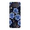 Phone Case For Samsung Galaxy Z Flip 3 4 5 Transparent Fold High Hard PC Shell For Galaxy Z Flip 3 5 Clear Cover Flower 12